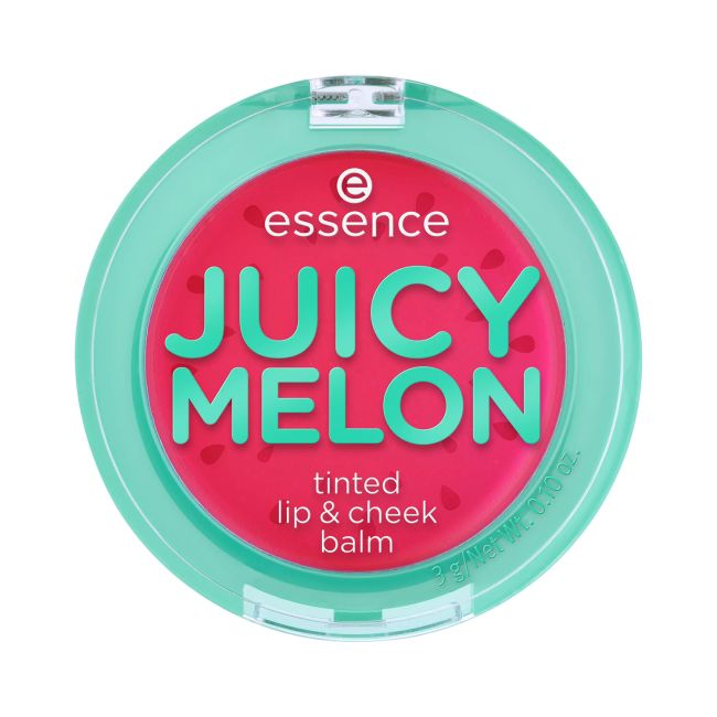 ESSENCE JUICY lūpų ir skruostų balzamas, 3 g