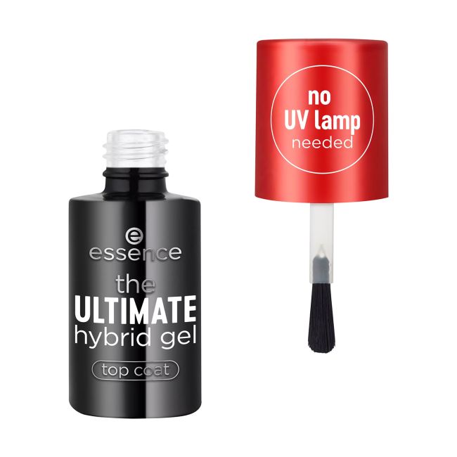 ESSENCE THE ULTIMATE HYBRID viršutinis nagų lako sluoksnis, 8 ml