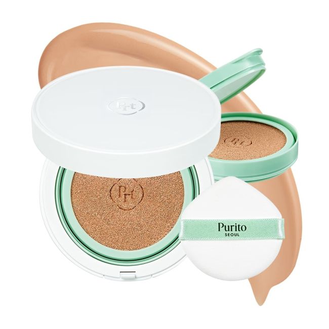 PURITO SEOUL WONDER RELEAF CENTELLA BB CUSHION NEUTRAL IVORY veido kremas, 15 g
