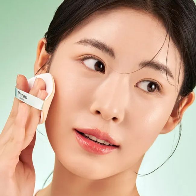 PURITO SEOUL WONDER RELEAF CENTELLA BB CUSHION LIGHT BEIGE veido kremas, 15 g