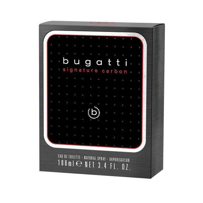 BUGATTI SIGNATURE CARBON tualetinis vyrų vanduo, 100 ml