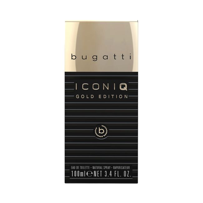 BUGATTI ICONIQ GOLD EDITION tualetinis vyrų vanduo, 100 ml