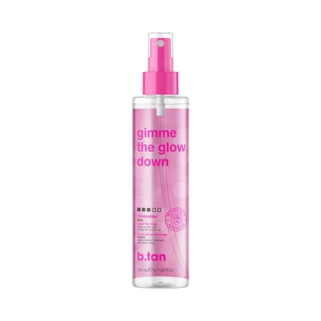 B.TAN GIMME THE GLOW DOWN veido ir kūno įdegio dulksna, 190 ml
