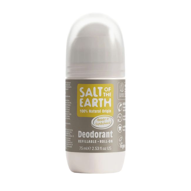 SALT OF THE EARTH pakartotinai pripildomas rutulinis dezodorantas, 75 ml
