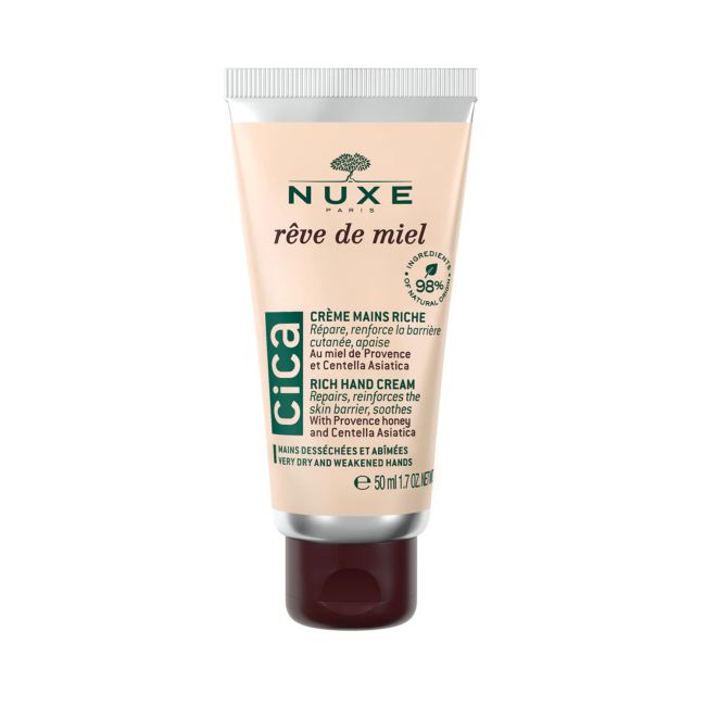NUXE REVE DE MIEL CICA RICH rankų kremas, 50 ml