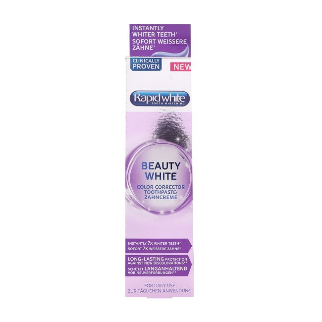 RAPID WHITE BEAUTY WHITE dantų pasta, 75 ml