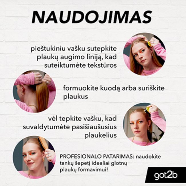 GOT2B WAX STICK pieštukinis plaukų vaškas, 50 g