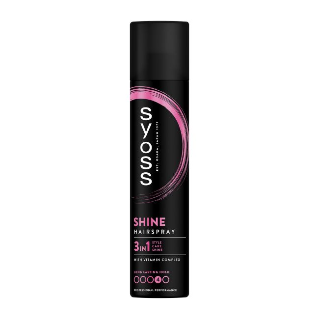 SYOSS SHINE plaukų lakas, 300 ml