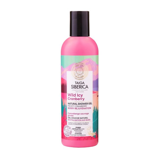 TAIGA SIBERICA WILD ICY CRANBERRY dušo želė, 270 ml