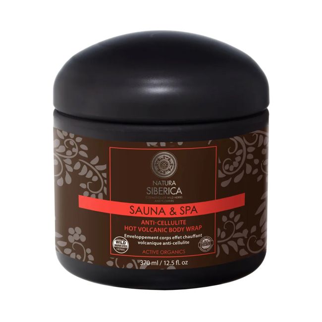 NATURA SIBERICA SAUNA & SPA HOT VOLCANIC WRAP kūno purvas, 370 ml