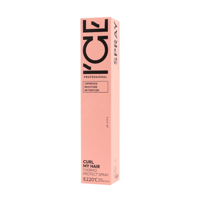 ICE PROFESSIONAL CURL MY HAIR apsauginis plaukų purškiklis nuo karščio poveikio, 100 ml