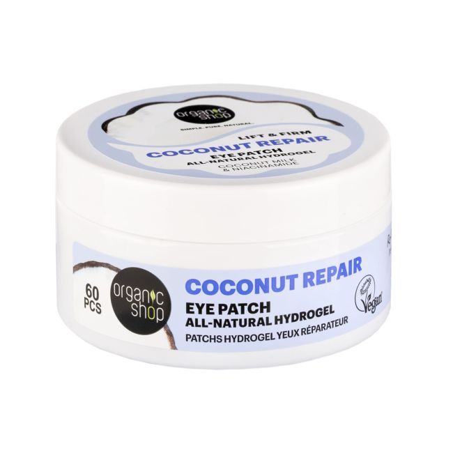 ORGANIC SHOP LIFT & FIRM COCONUT REPAIR paakių padukai (60 vnt.)