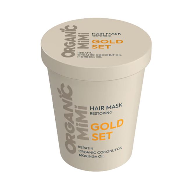 ORGANIC MIMI GOLD SET RESTORING plaukų kaukė, 200 ml