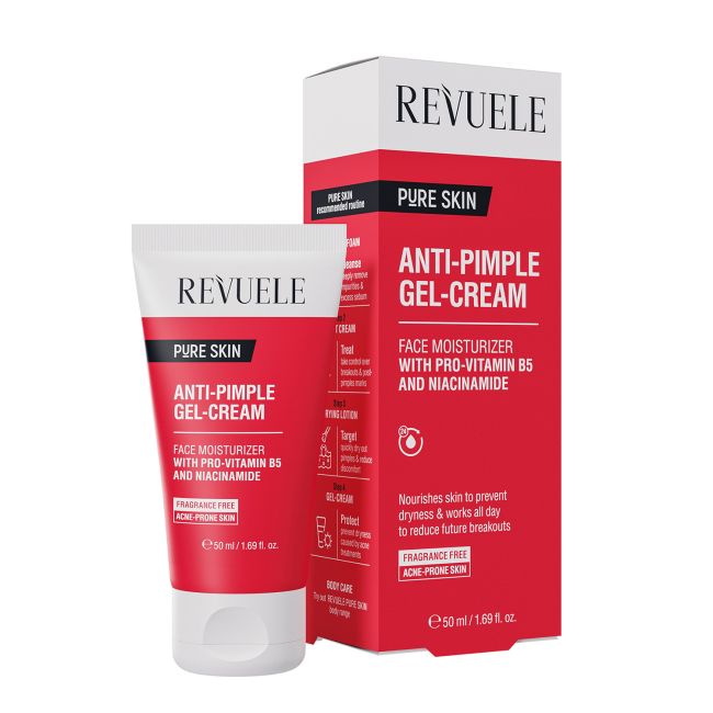 REVUELE PURE SKIN ANTI-PIMPLE veido želė - kremas, 50 ml