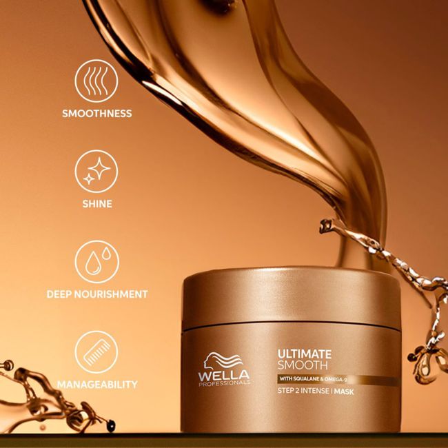 WELLA PROFESSIONALS ULTIMATE SMOOTH plaukų kaukė, 150 ml