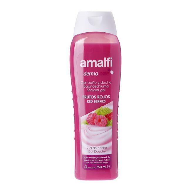 AMALFI DERMO CARE RED BERRIES vonios ir dušo želė, 750 ml