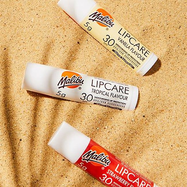 MALIBU SPF30 LIP CARE lūpų balzamai (3 x 5 g)