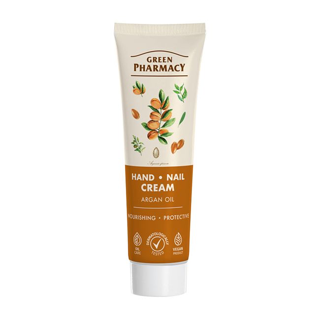 GREEN PHARMACY ARGAN OIL rankų ir nagų kremas, 100 ml