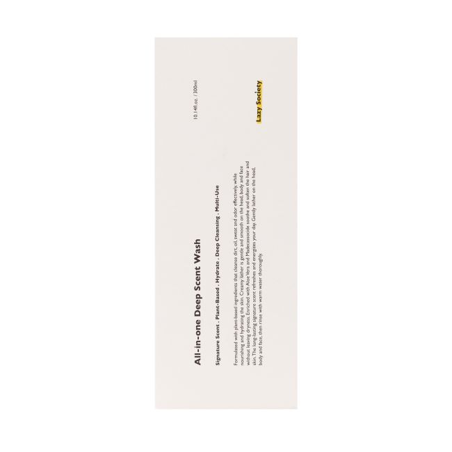 LAZY SOCIETY ALL-IN-ONE DEEP SCENT veido prausiklis, 300 ml