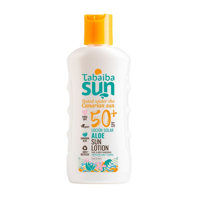 TABAIBA SUN SPF50+ ALOE veido ir kūno apsauginis losjonas nuo saulės, 100 ml