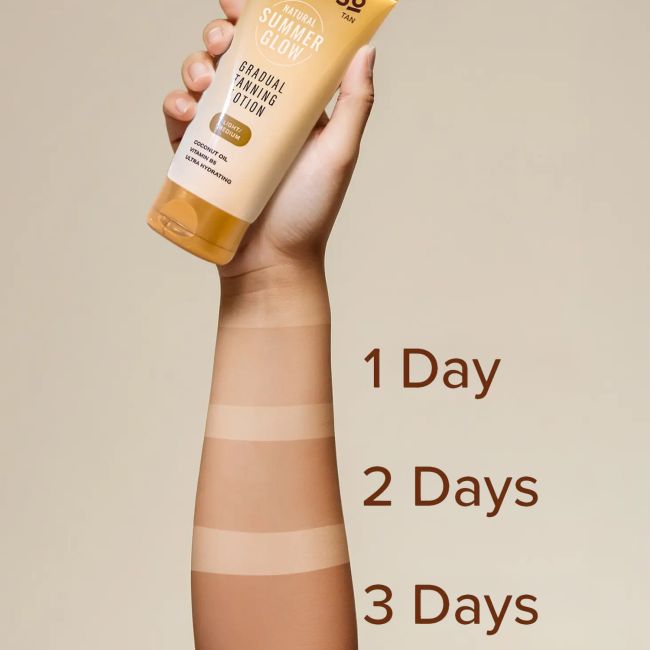 CALYPSO NATURAL SUMMER GLOW GRADUAL įdegio losjonas, 150 ml