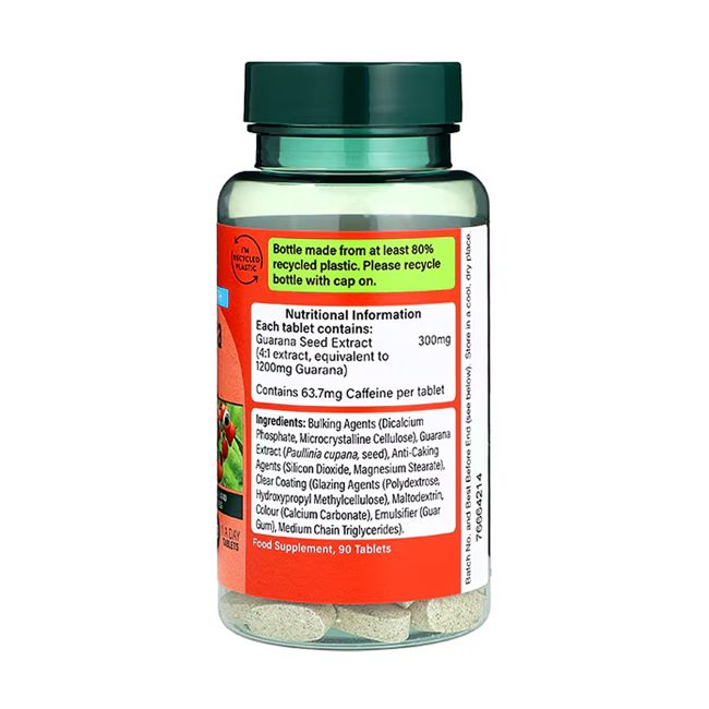 H&B HIGH STRENGTH gvaraninė paulinija 1200 mg, 90 tablečių