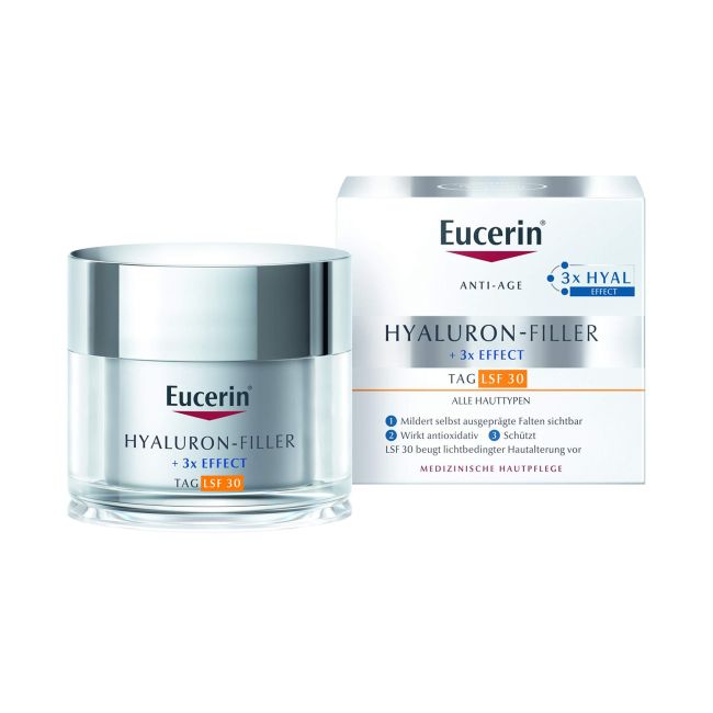 EUCERIN ANTI - AGE HYALURON - FILLER + 3X EFFECT SPF30 veido kremas, 50 ml