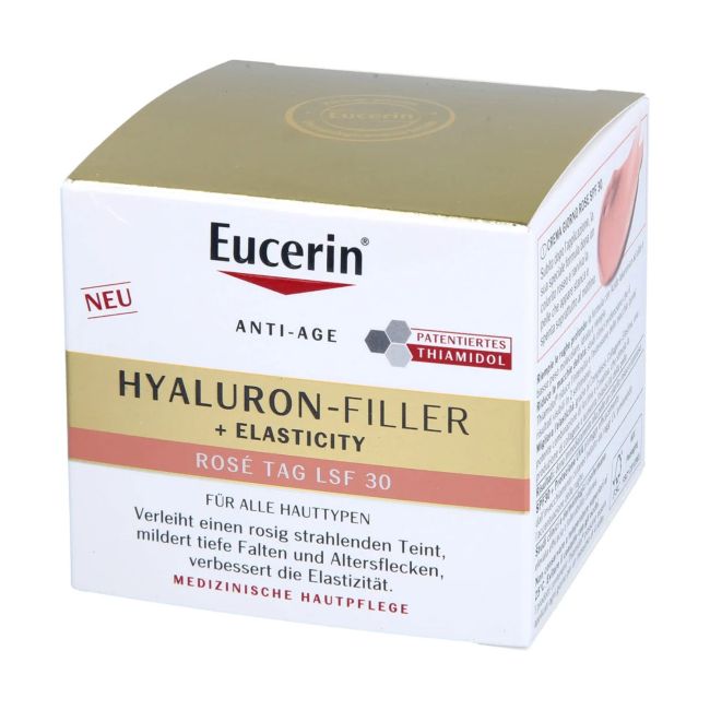 EUCERIN ANTI - AGE HYALURON - FILLER + ELASTICITY ROSE SPF30 dieninis veido kremas, 50 ml