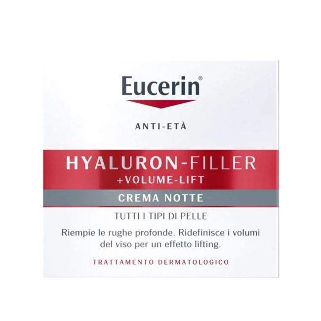 EUCERIN ANTI - AGE HYALURON -FILLER + VOLUME - LIFT naktinis veido kremas, 50 ml