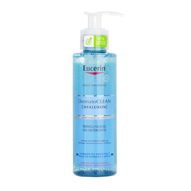 EUCERIN DERMATO CLEAN HYALURON valomoji  prausimosi želė, 200 ml