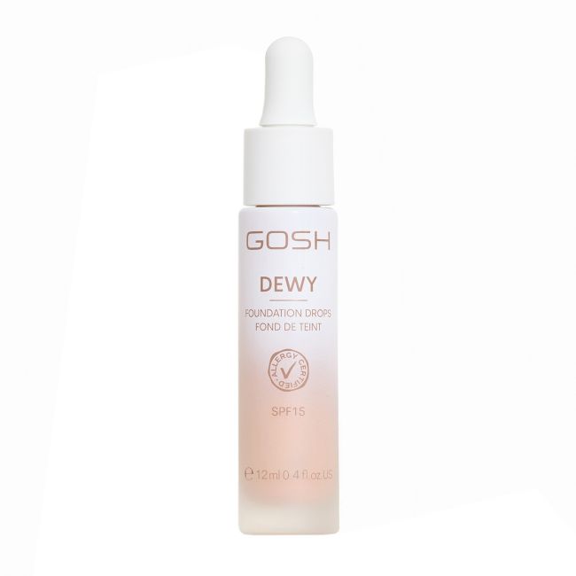 GOSH DEWY DROPS makiažo pagrindo lašeliai, 12 ml