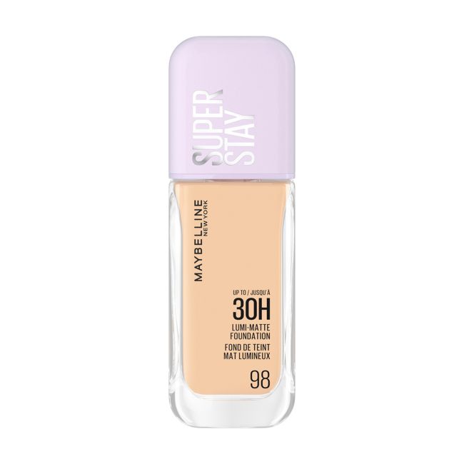 MAYBELLINE SUPER STAY 30H LUMI-MATTE makiažo pagrindas, 35 ml