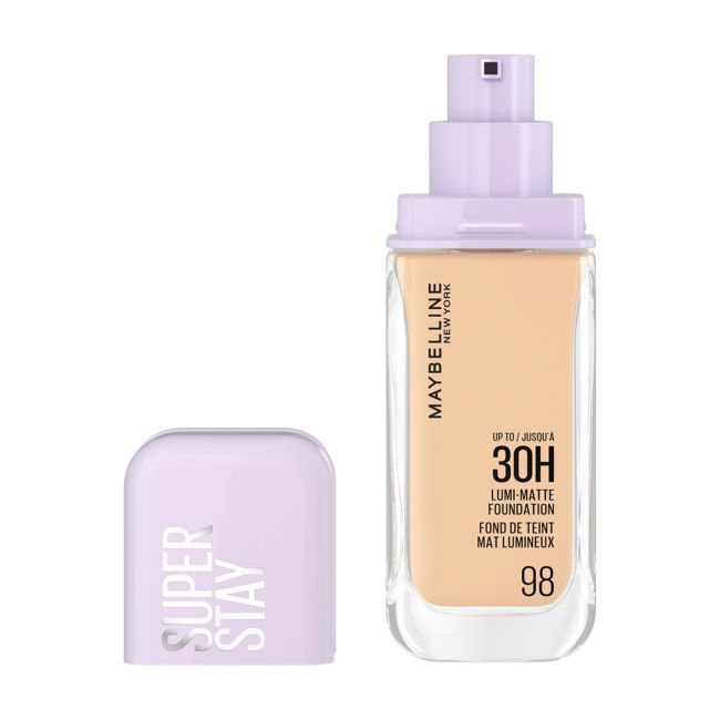 MAYBELLINE SUPER STAY 30H LUMI-MATTE makiažo pagrindas, 35 ml