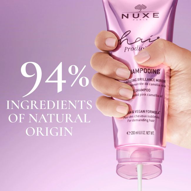 NUXE PRODIGIEUX HIGH SHINE plaukų šampūnas, 200 ml