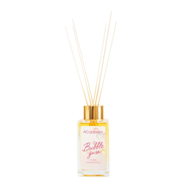 ACAPPELLA BUBBLE GUM namų kvapas su lazdelėmis, 120 ml