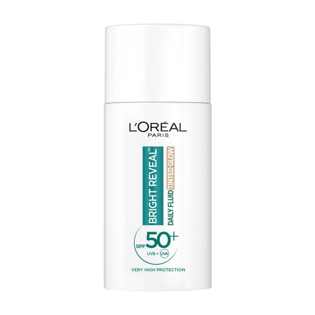L'OREAL BRIGHT REVEAL SPF50+ veido fluidas, 50 ml