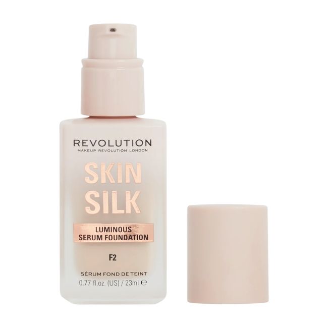 MAKEUP REVOLUTION SKIN SILK LUMINOUS SERUM makiažo pagrindas, 23 ml