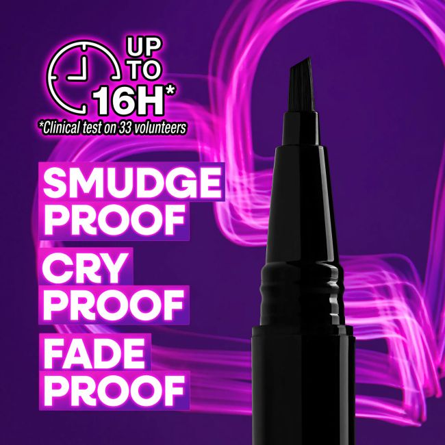 WET N WILD BREAKUP PROOF vandeniui atsparus akių kontūro flomasteris, 0,9 ml