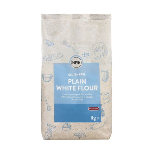 H&B baltų miltų mišinys be glitimo, 1 kg