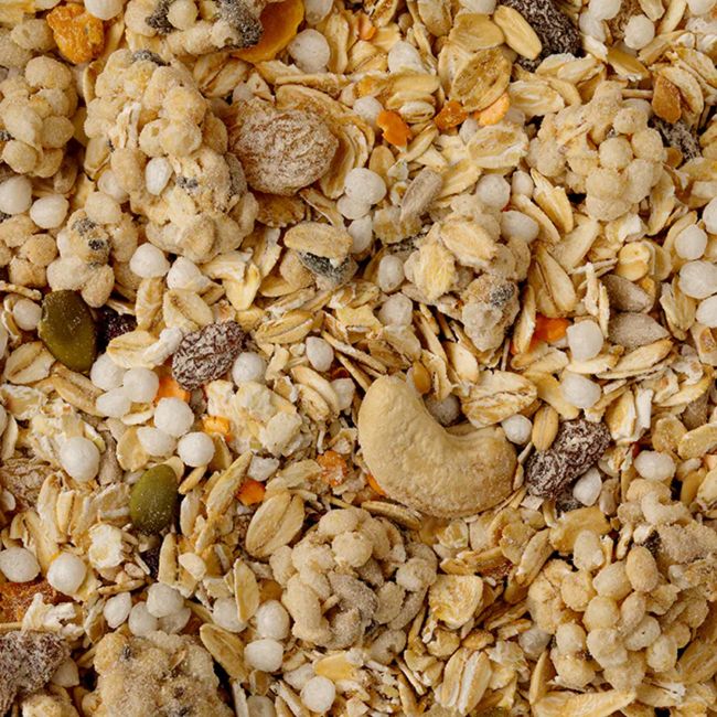 H&B dribsniai su mangais, anakardžiais ir pūstais grūdais, 300 g