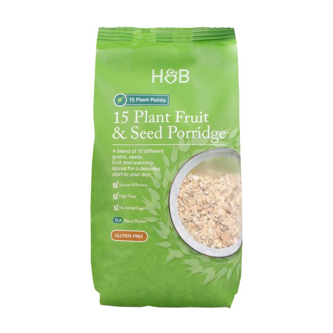 H&B 15 augalinė vaisių ir sėklų košė, 500 g