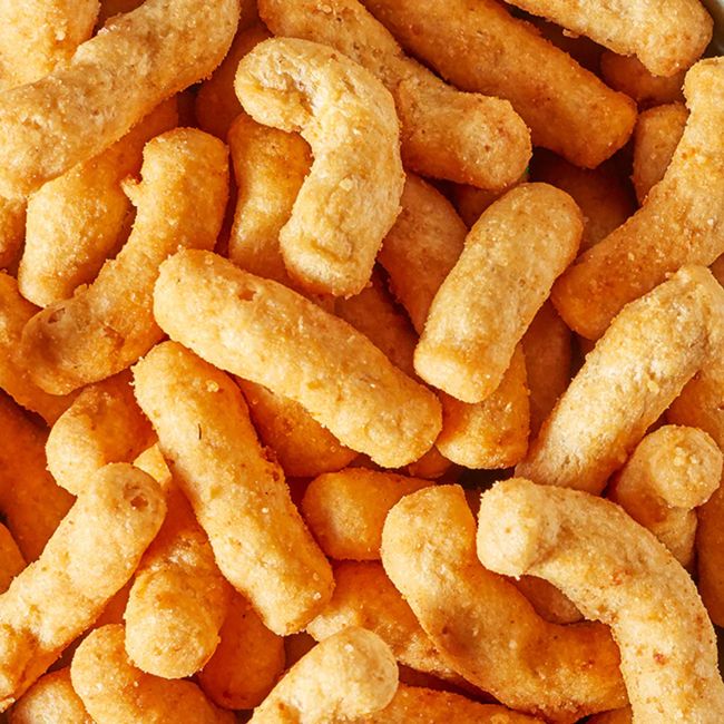 H&B pūsti augaliniai baltyminiai traškučiai sūrio skonio, 75 g