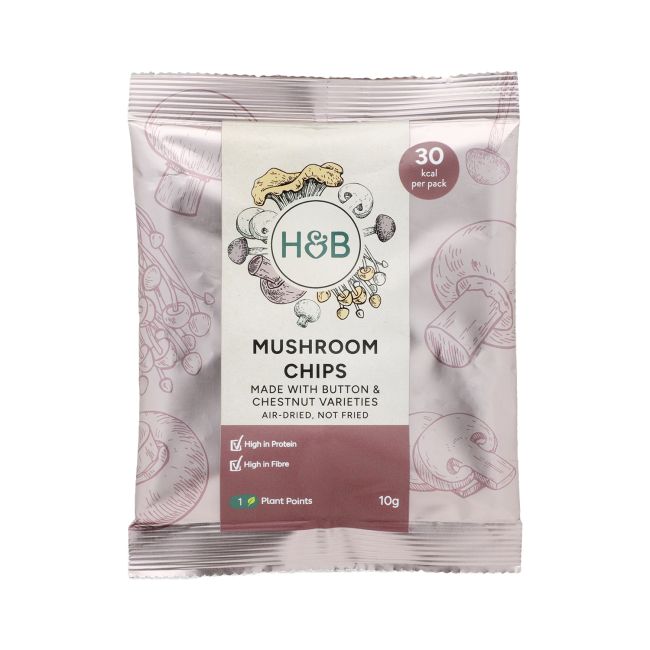 H&B grybų traškučiai, 10 g