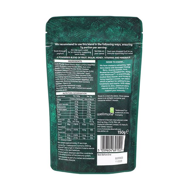 H&B supermaisto mišinys imunitetui, 150 g