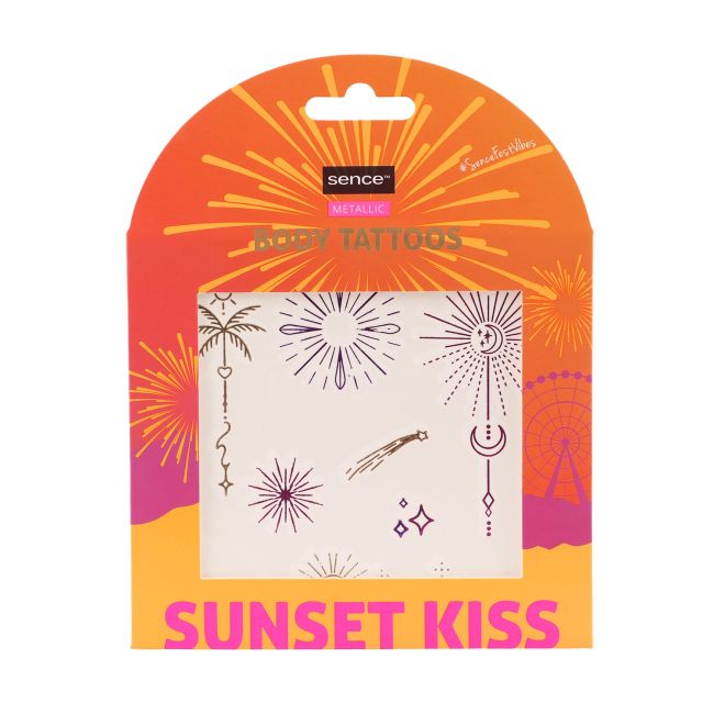 SENCE SUNSET KISS kūno tatuiruotės