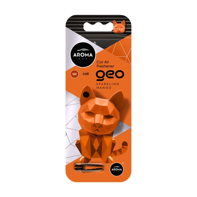 AROMA CAR GEO CAT SPARKLING MANGO automobilio kvapas