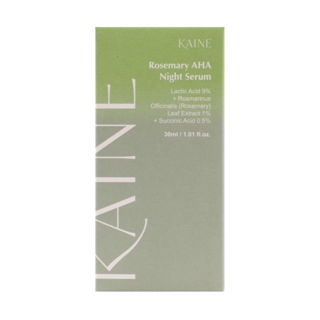 KAINE ROSEMARY AHA naktinis veido serumas, 30 ml