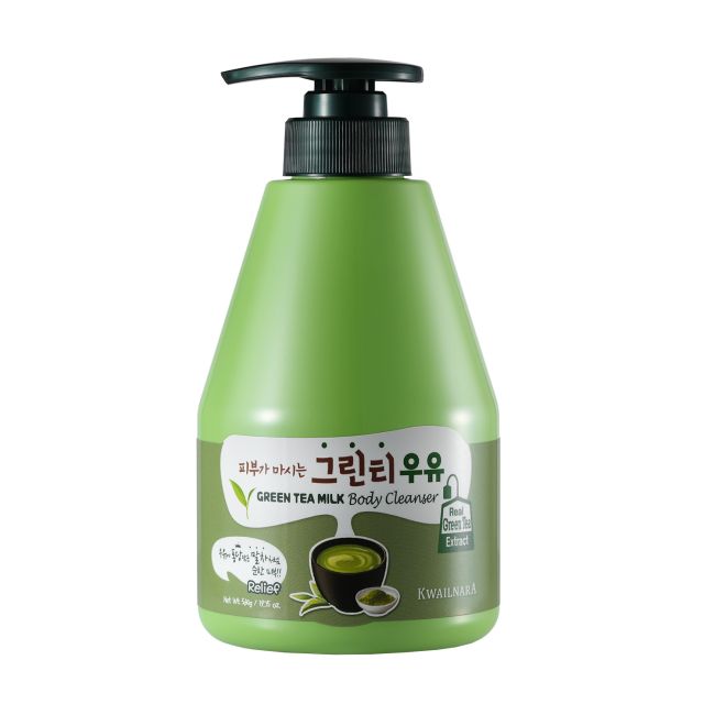 KWAILNARA GREEN TEA MILK kūno prausiklis, 560 g