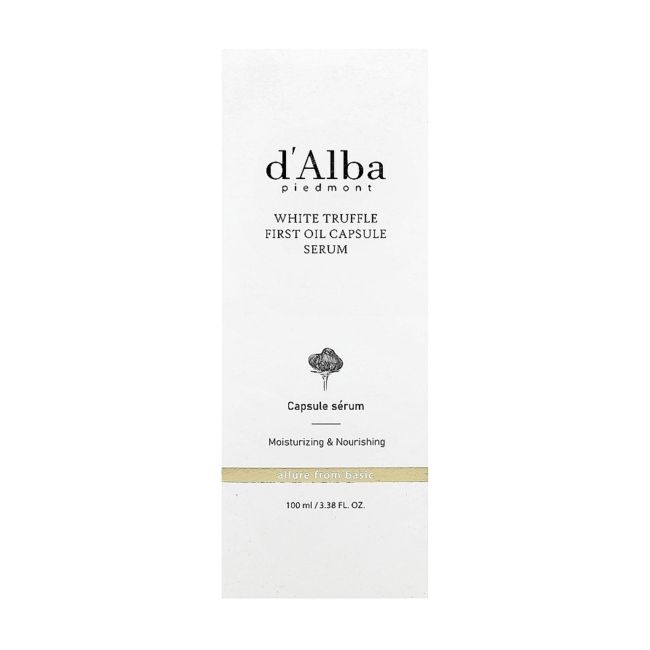 D'ALBA WHITE TRUFFLE FIRST OIL CAPSULE veido serumas, 100 ml