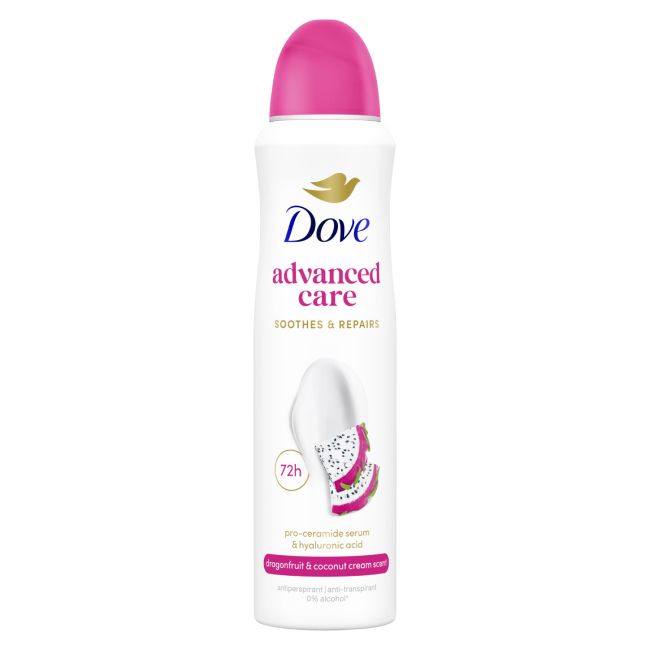 DOVE ADVANCED CARE 72 H GO FRESH purškiamasis dezodorantas - antiperspirantas, 150 ml
